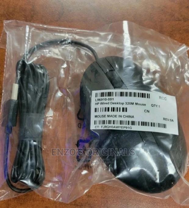Hp Wired Desktop 320m Mouse Original Oem · Photo 2