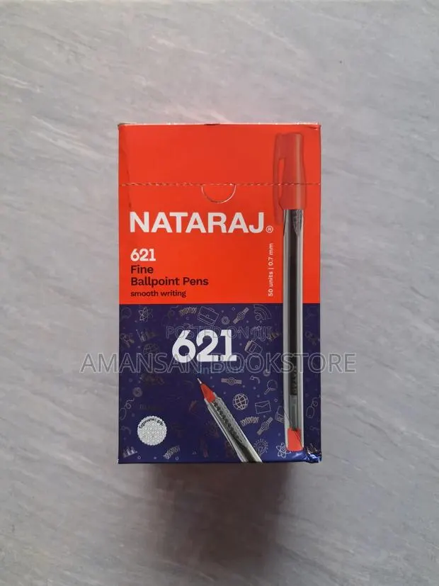 Nataraj Ballpoint Pen: Red · Photo 1