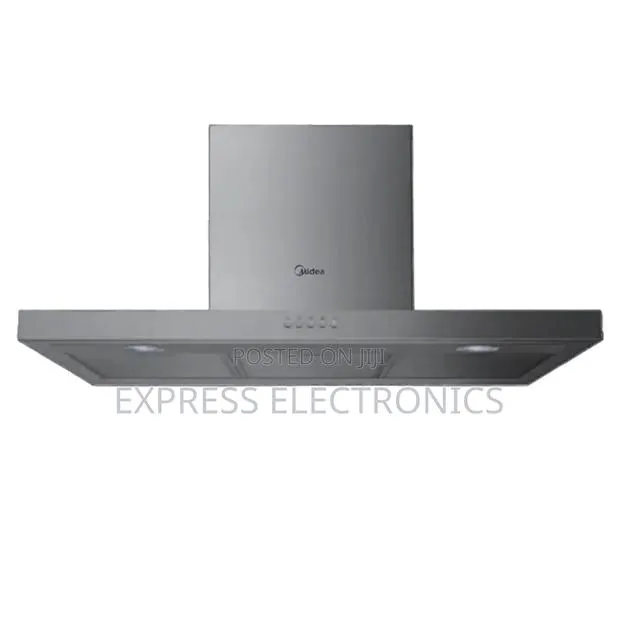 Limited Stock Midea 90cm T-Shape Chimney Cooker Stainless Steel 90M21 · Photo 1