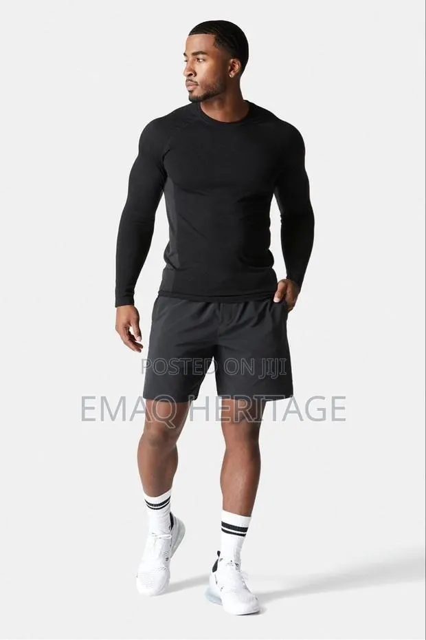 Long Sleeve Compression and Shorts · Photo 1