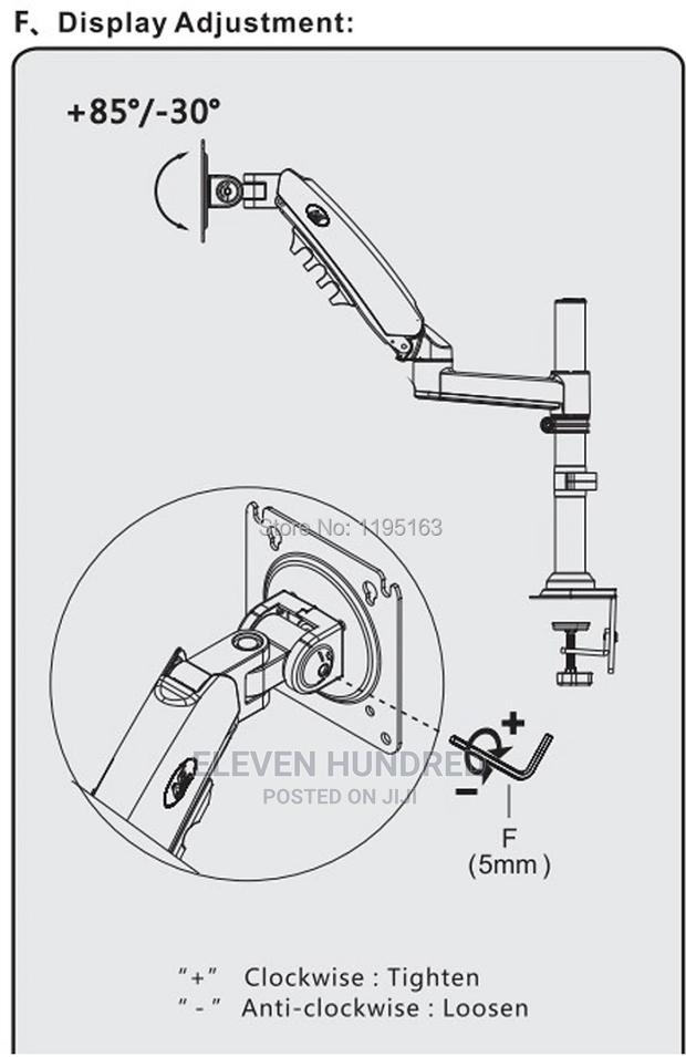 Monitor Arm Stand (22inch to 35inch Screen) · Photo 3