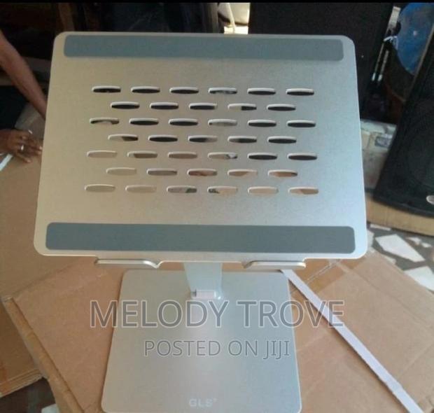 Silver Foldable Laptop Stand · Photo 1