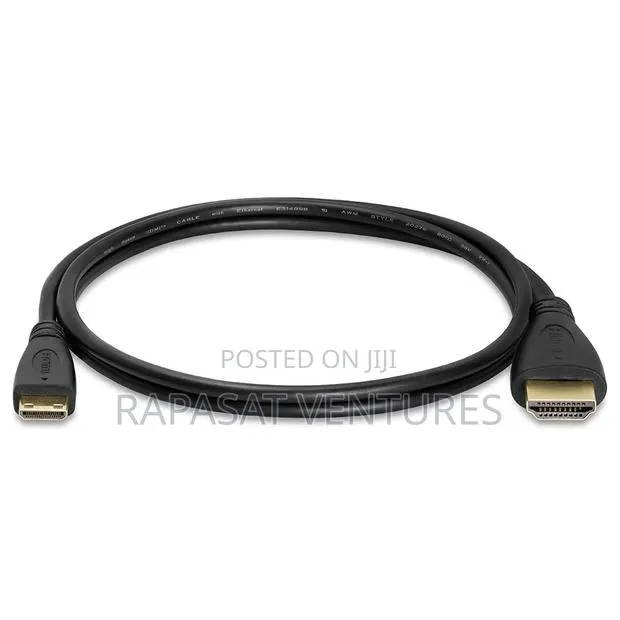 1.5 Meters Mini HDMI to HDMI Cable - Black · Photo 1