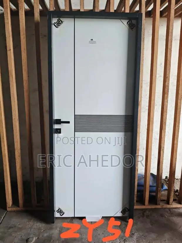 Bedroom Door + Handle Wooden Metal Door · Photo 1