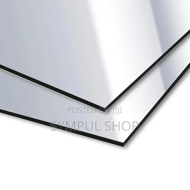 Silver Mirror Alucoboard · Photo 1