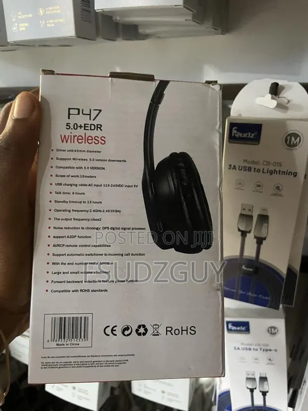 P47 Wireless Bluetooth Headphones 5.0+EDR - Foldable Stereo Headset · Photo 1