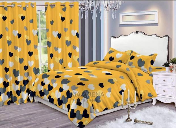 Bedsheet With Duvet Cover (King Size) + Curtains · Photo 2