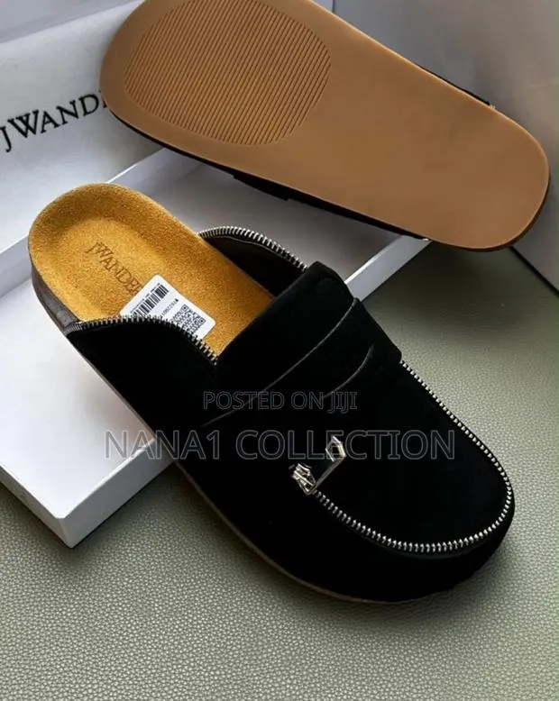 J.W Anderson Suede Loafers Mules · Photo 1