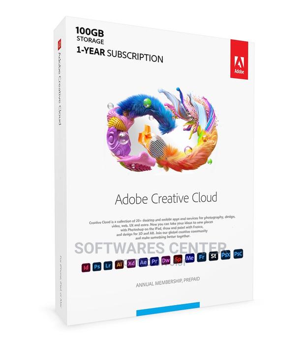 Adobe CC All Apps, Plus 100gb,12-Month Subscription, PC/Mac · Photo 1