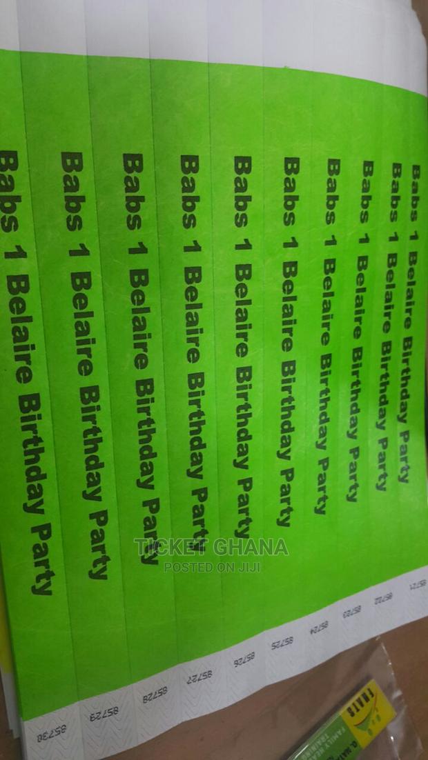 Green Tyvek Wristband Ticket · Photo 2