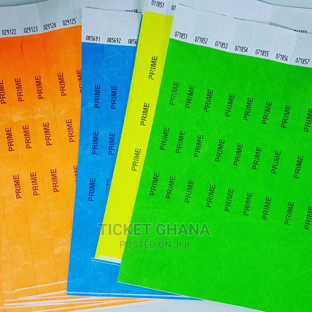 Orange Tyvek Wristband Ticket · Photo 2