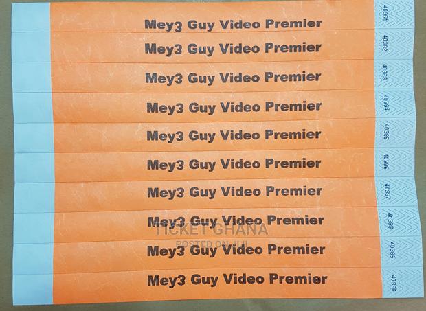 Orange Tyvek Wristband Ticket · Photo 3