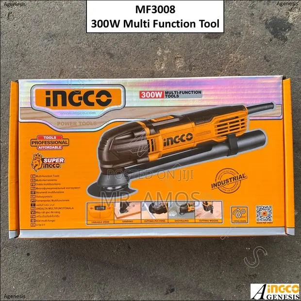 300 Watt Multi-Function Tool With 7pcs Accessories Set – Mf3008 · Photo 1