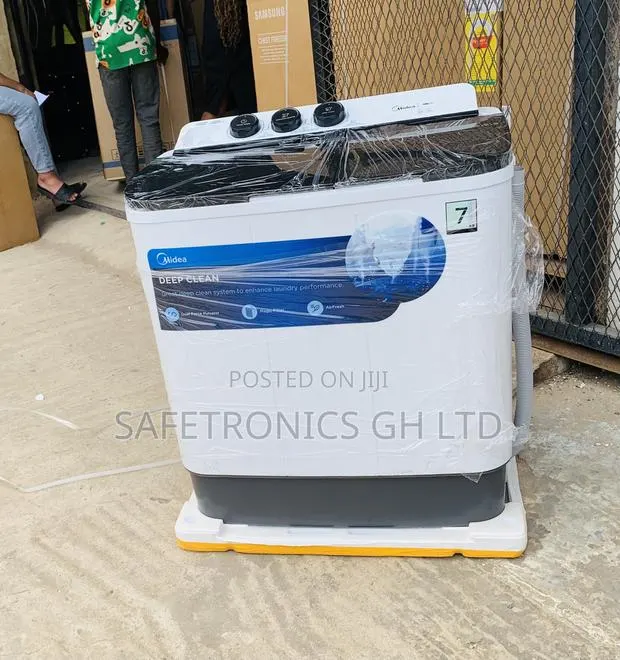 Newly Virtual White Midea 7.0kg Semi Auto Washing Machine Mf100w70/W-G · Photo 1