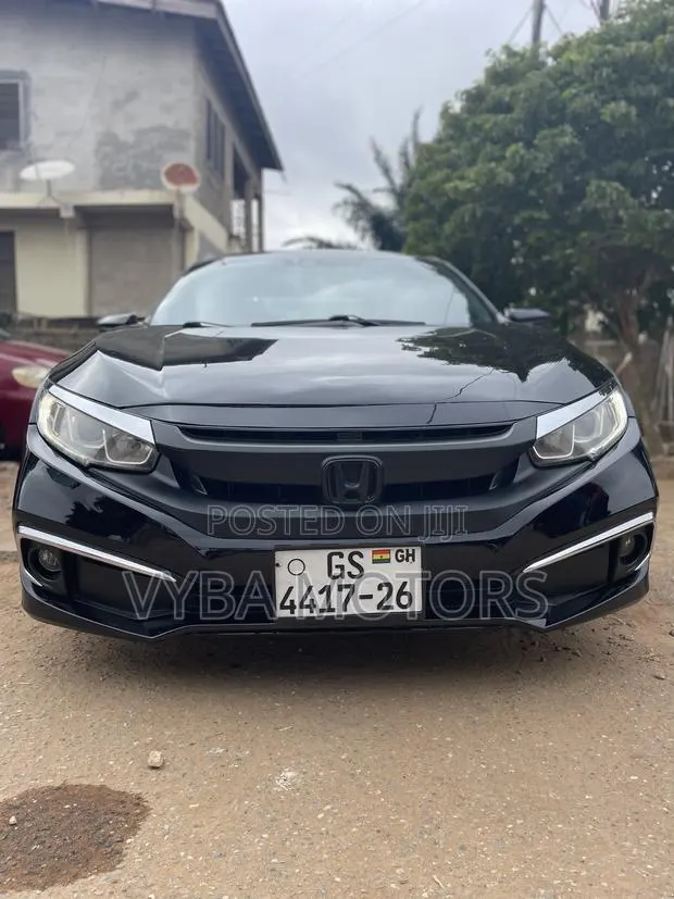 Honda Civic Sport Sedan 2019 Black · Photo 1