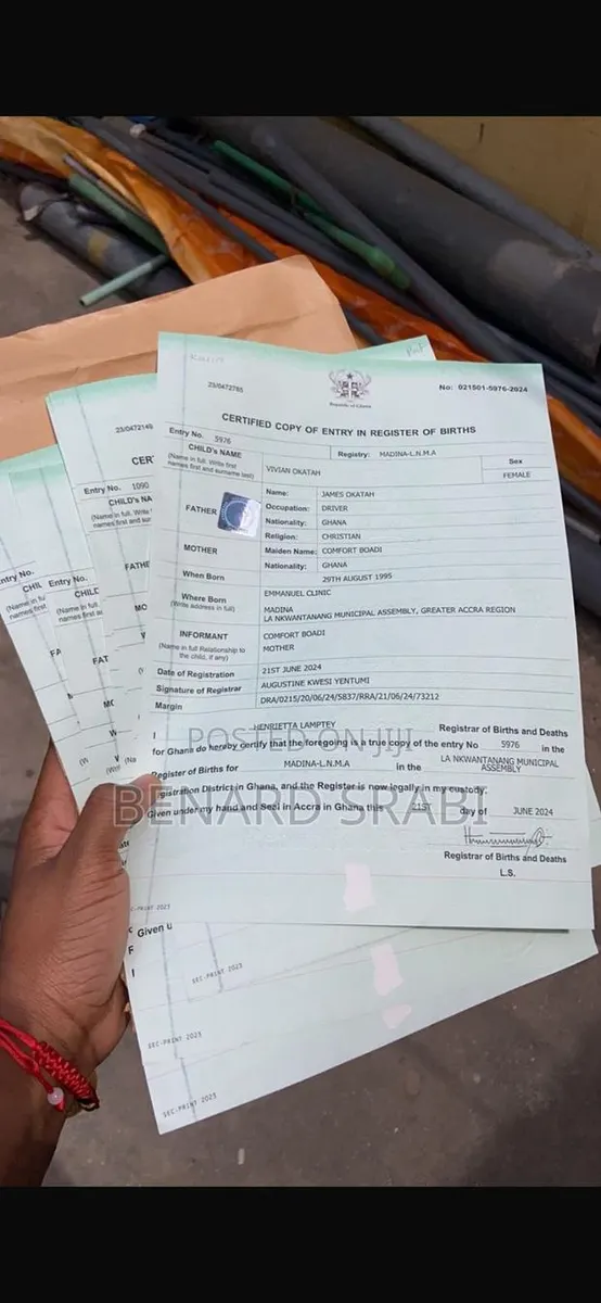 Business Registration And Other Certification · Photo 1