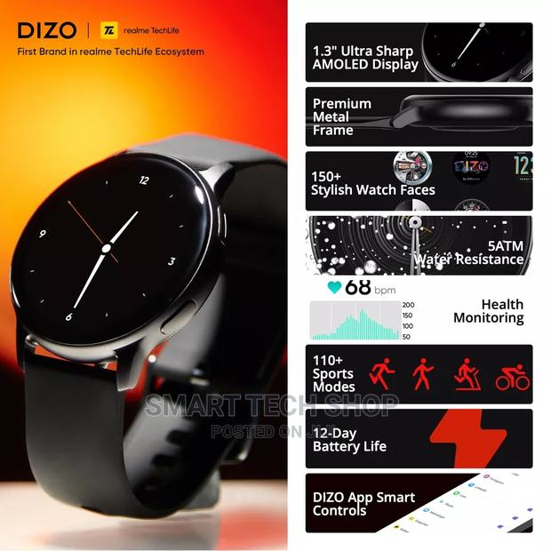 Realme Techlife DIZO Watch R Smart Watch With 12days Battery · Photo 6