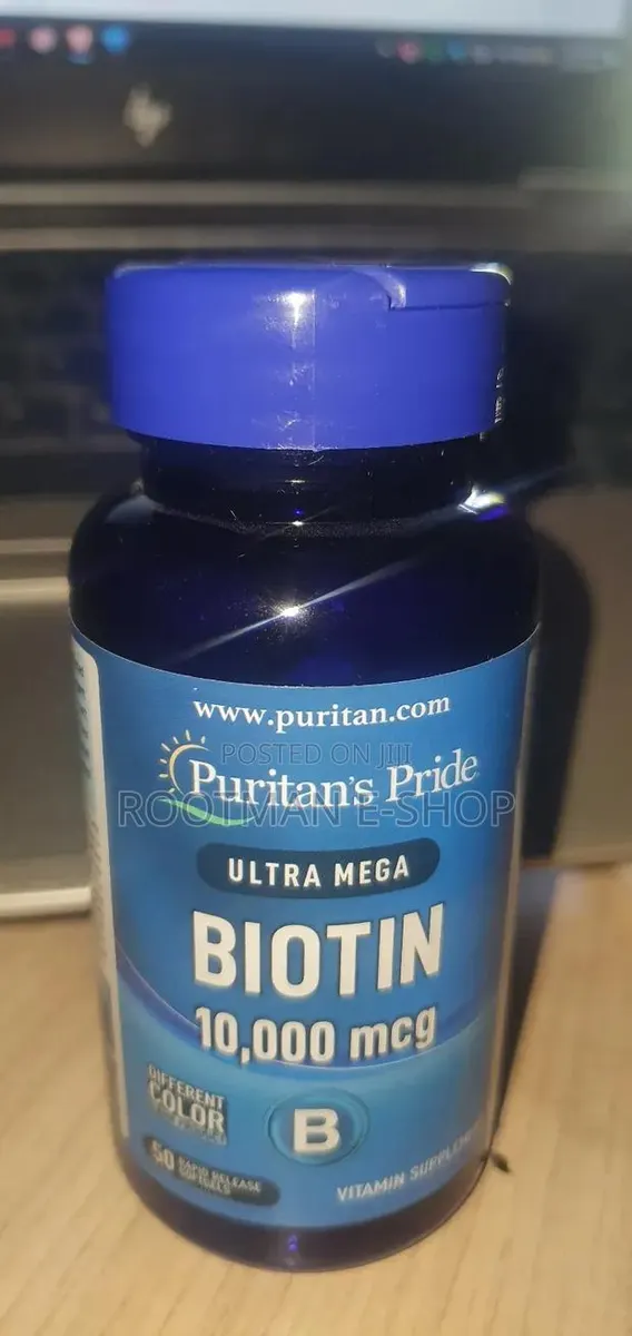 Hairloss,Balding, Bad Skin, Full Beared? Biotin 10,000mcg · Photo 1