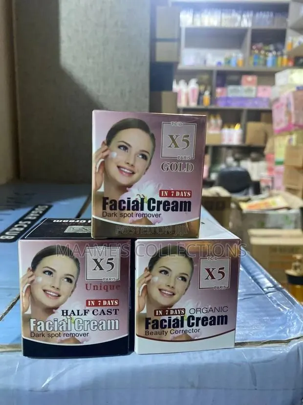 X5 Gold Facial Cream and X5 Unique Half Cast Facial Cream · Photo 1