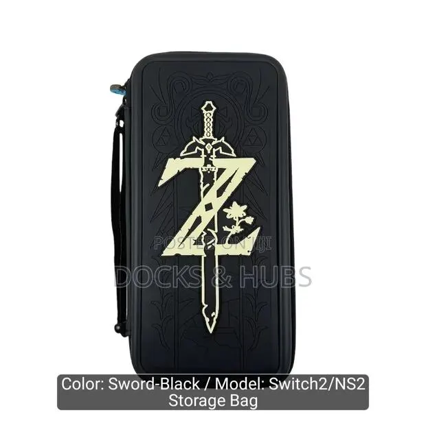 Zelda Embossed Storage Bag for Nintendo Switch 2 · Photo 1