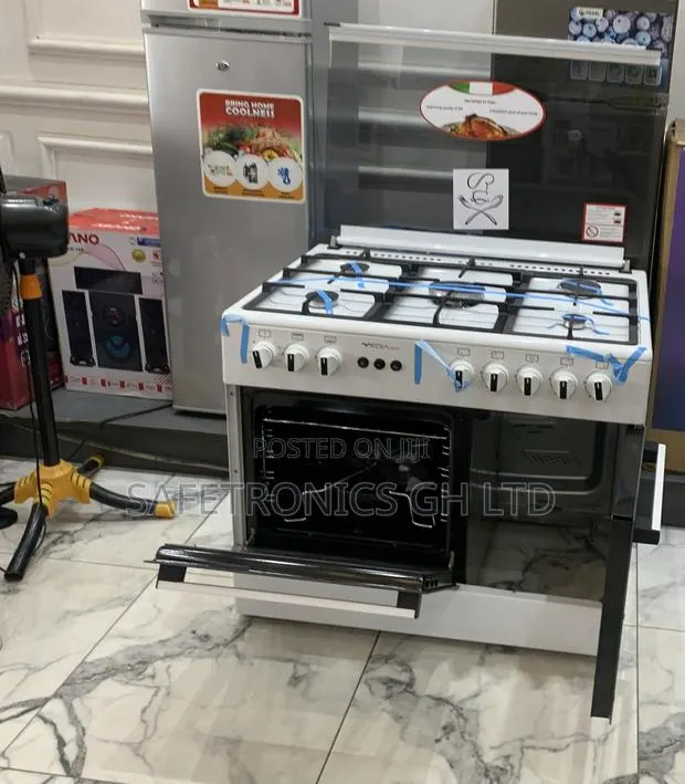 Top Tier White Mediatech 60×90 White Gas Cooker · Photo 1