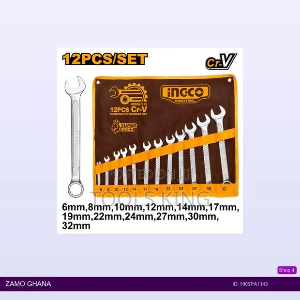 12pcs Combination Spanner - Hkspa1143 · Photo 1