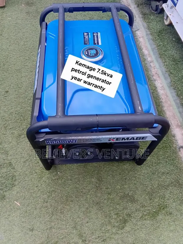 Kemage 7.5kVA Petrol Generator – Dependable Energy for Your Needs · Photo 1
