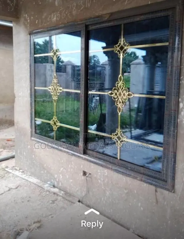 Sliding Window White Frame With Blue Reflective Glass Window · Photo 1