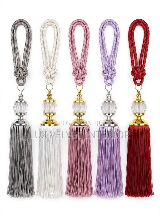 Luxury Curtain Tassel Tieback Holder - 2 Pieces · Photo 1