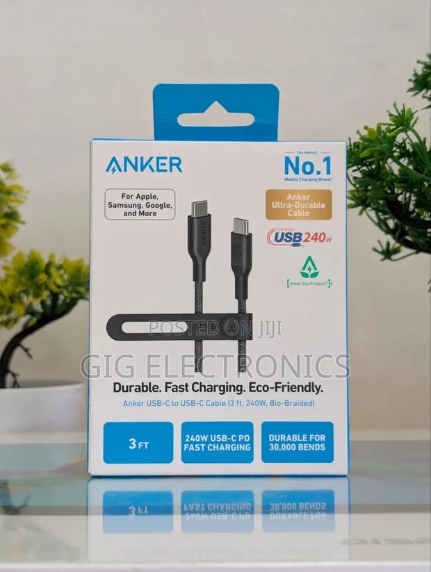 Anker 544 PowerLine USB-C to USB-C Cable 3Ft 240W · Photo 1