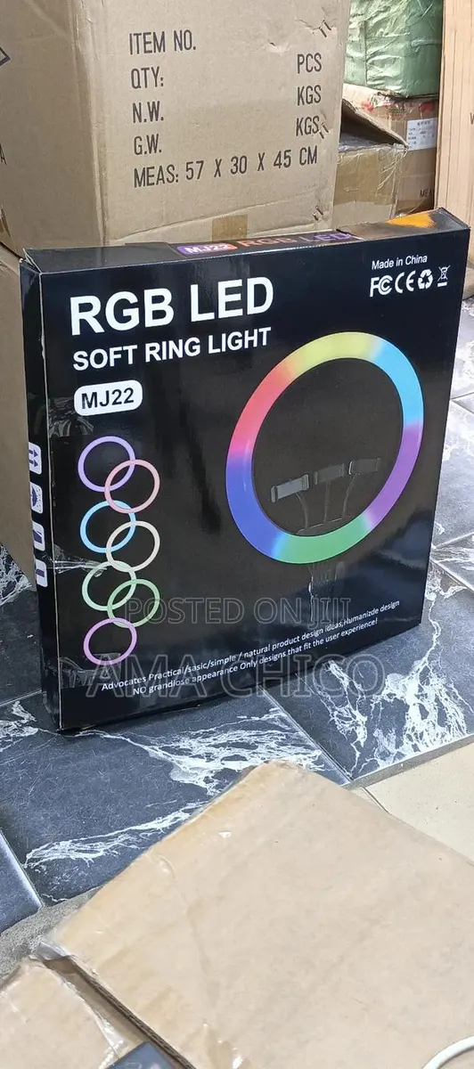 22 Inches RGB Ring Light · Photo 1