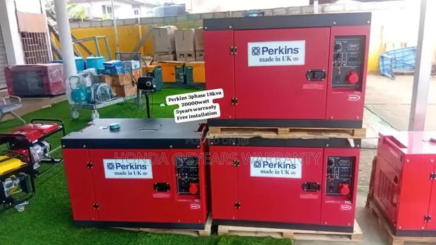 Powering a Brighter Life Perkins Generator 18kva 3phase 18kv · Photo 1