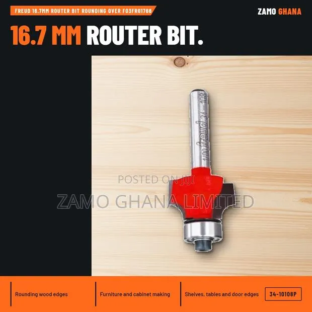 Freud 16.7Mm Router Bit Rounding Over F03Fr01766 - 34-10108p · Photo 1
