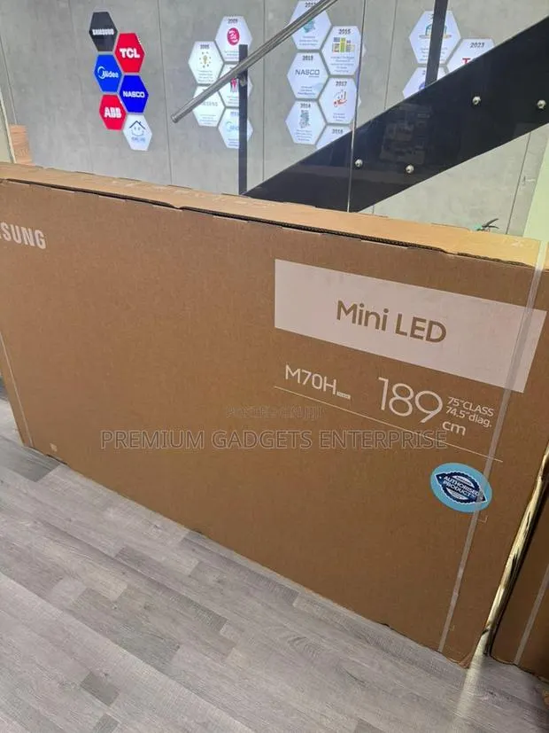Samsung 75-Inch Class M70H Series, Mini LED, 4K, Smart TV, 2026 Model · Photo 1