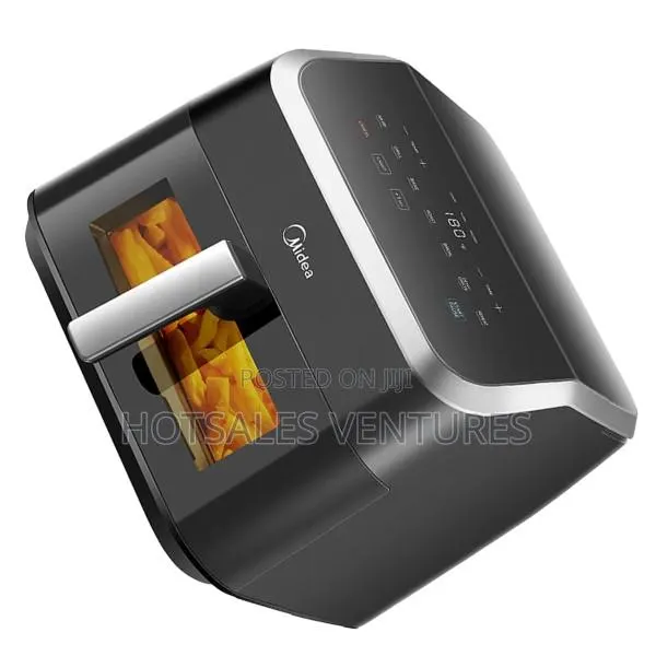 BEST Midea 8 LITRES 2200W Hot Air Fryer – Black - MF-CY85WK · Photo 1