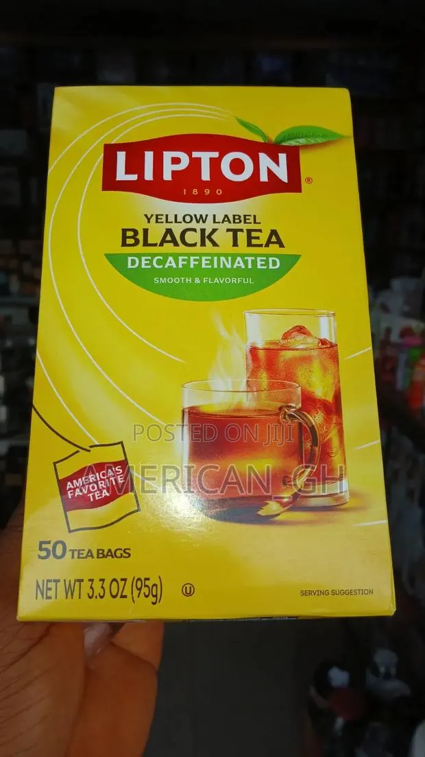 Lipton Yellow Label Black Tea Decaffeinated, 50 Bags · Photo 1