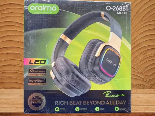 Oraimo O-268bt Rechargeable Led Headset · Photo 1