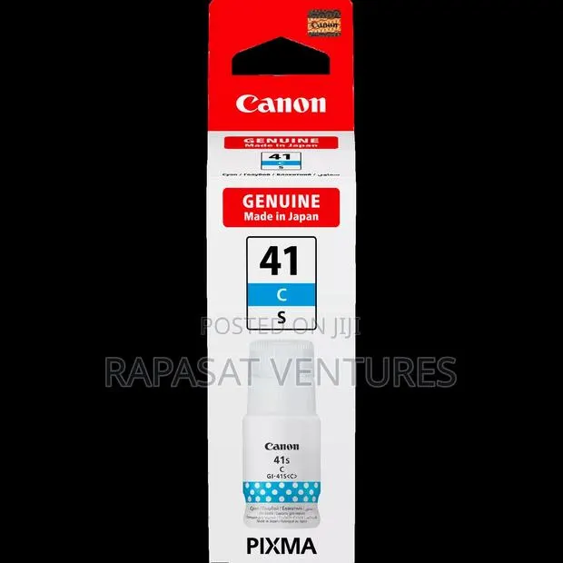 Canon Gi-41 Cyan Ink Bottle · Photo 1