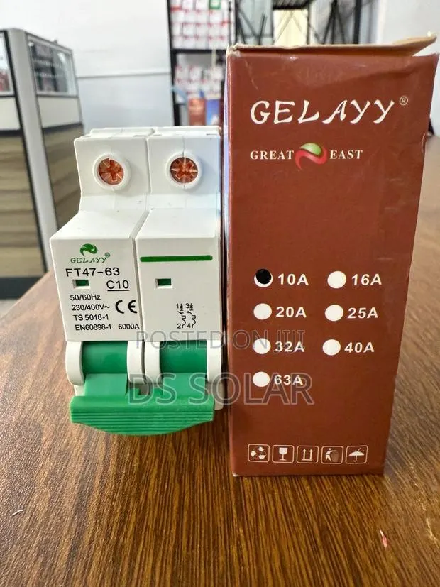 Ac MCB Circuit Breaker 2p 10a · Photo 1