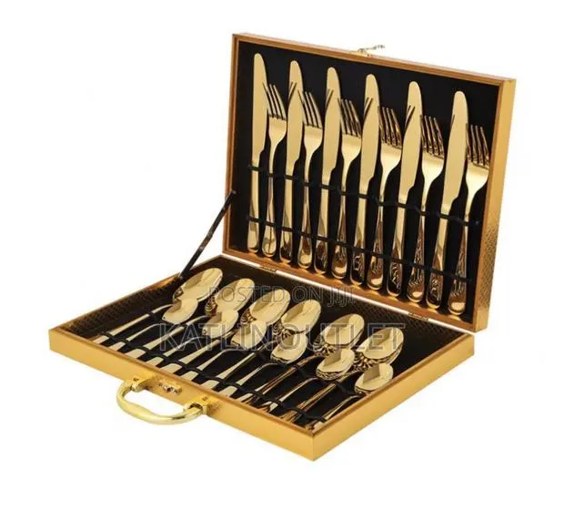 Golden Cutlery Set · Photo 1