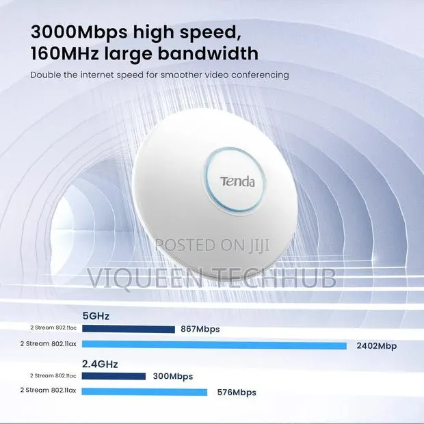 Tenda I27 AX3000 Wi-Fi 6 Gigabit Ceiling AP · Photo 1
