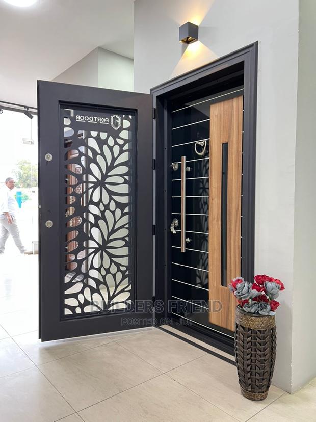 Door in Door Single Turkey Heavyduty Security Door Set · Photo 1