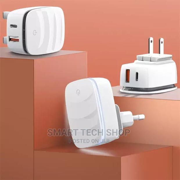 LDNIO Wall Charger LED Lamp 20W PD USB Fast Charge iPhone 13 · Photo 2