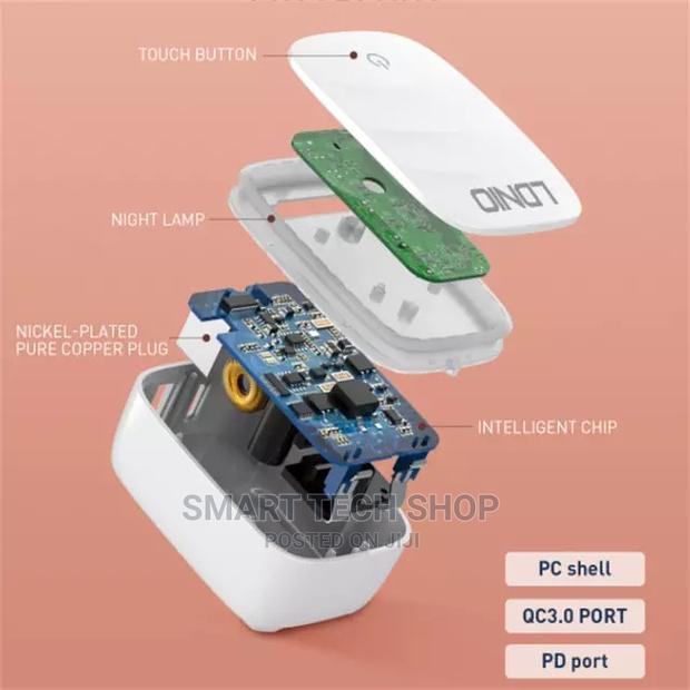LDNIO Wall Charger LED Lamp 20W PD USB Fast Charge iPhone 13 · Photo 5