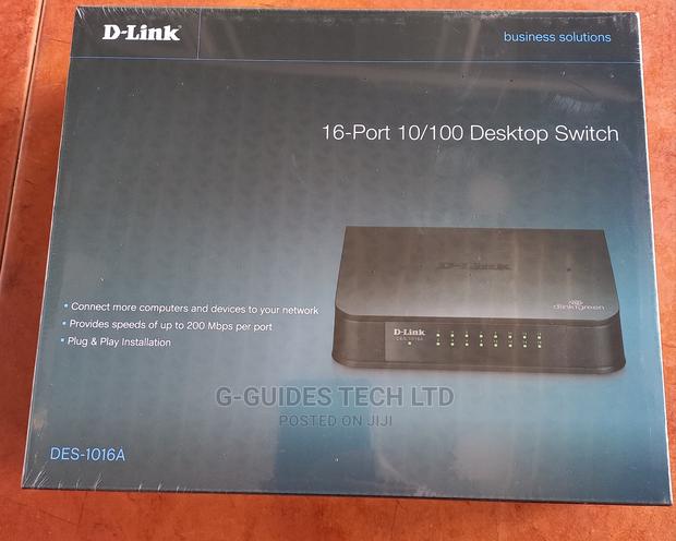 16-Port D-Link Switch, D-Link 16-Port Desktop Switch · Photo 4