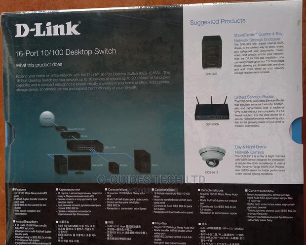16-Port D-Link Switch, D-Link 16-Port Desktop Switch · Photo 5