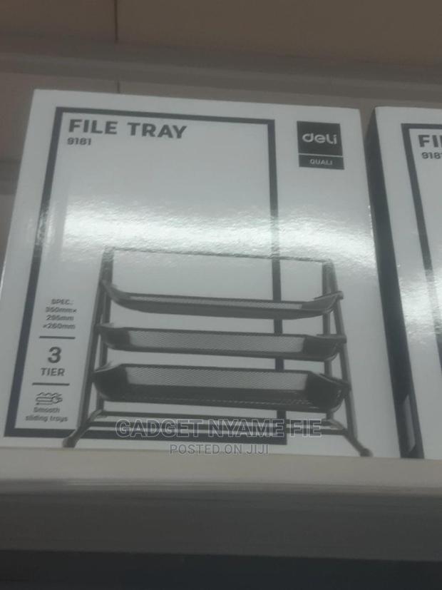 3 Tier Metallic Document/File Tray · Photo 1