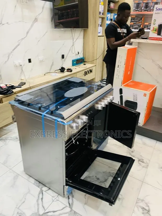 Ultra Modern Sleek Gas Cooker Oven Rotisserie 5burner 60/90 · Photo 1