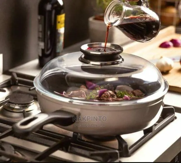 Sauté Pan With Glass Lid. High Quality Frying Pan · Photo 1