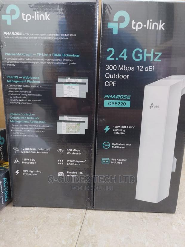 Tp-Link 2.4ghz 300mbps 12dbi Outdoor Cpe Access Point Cpe220 · Photo 4